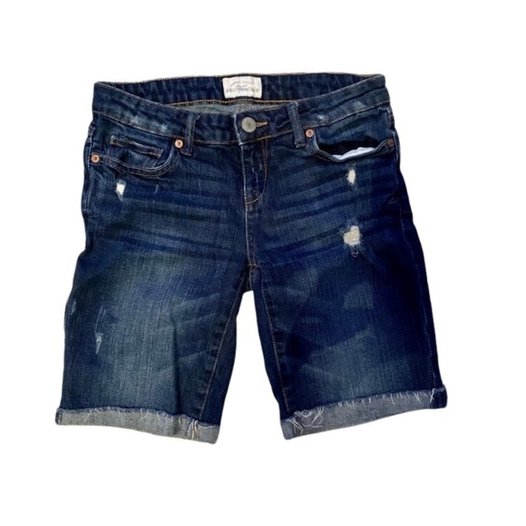 Aeropostale Pants - Aeropostale dark destructed Bermuda‎ shorts size 1/2